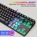 2025 Game Designer Mechanical Keyboard K87 Green Axis Red Axis Tea Axis Black Axis Original Keycap Gaming Keyboard RGB Lighting Effect_voghion.com