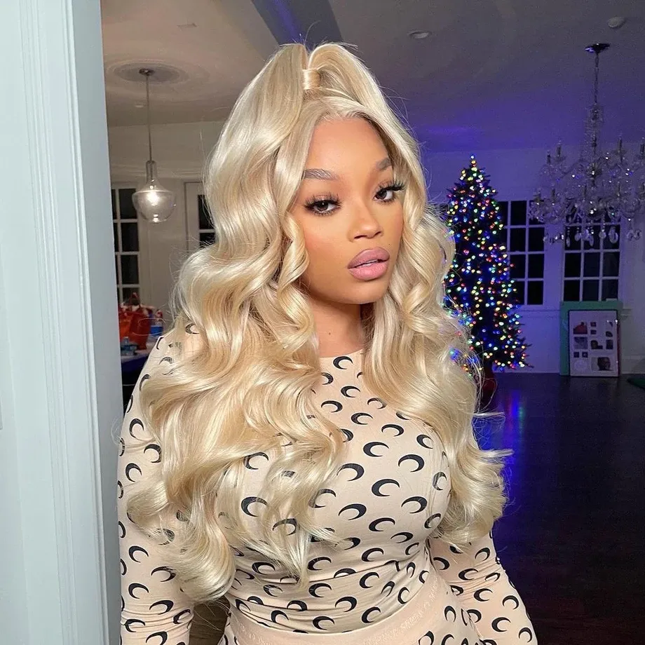 30-40 hüvelykes 613 mézszőke testhullámos csipke eleje parókák brazil emberi hajból készült parókák nőknek_voghion.com