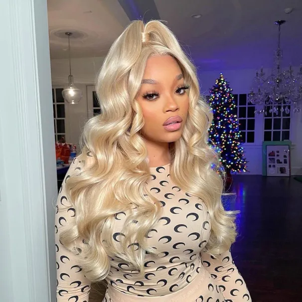 30-40 hüvelykes 613 mézszőke testhullámos csipke eleje parókák brazil emberi hajból készült parókák nőknek_voghion.com