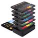 H&B 180 Colors Oil-Based Colored Pencils Set In Metal Case – Premium Art Supplies For Drawing, Sketching & Coloring_voghion.com