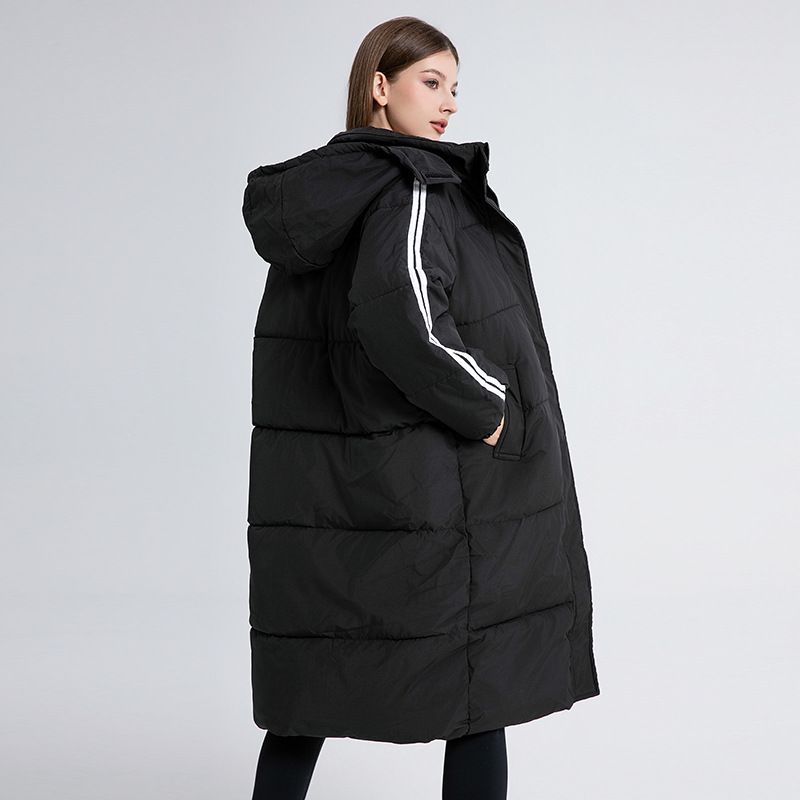 Women's Clothing cotton jacket for women with hood in winter 2024 new style fashion long cotton jacket loose cotton jacket_voghion.com