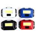 Linterna frontal LED portátil de plástico COB con pilas secas, mini, para uso transfronterizo, para camping, pesca y minería._voghion.com