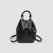 Simple Leisure PU Black Chain Bucket Bag 2025 Spring And Summer New Large Capacity Women's Bags_voghion.com