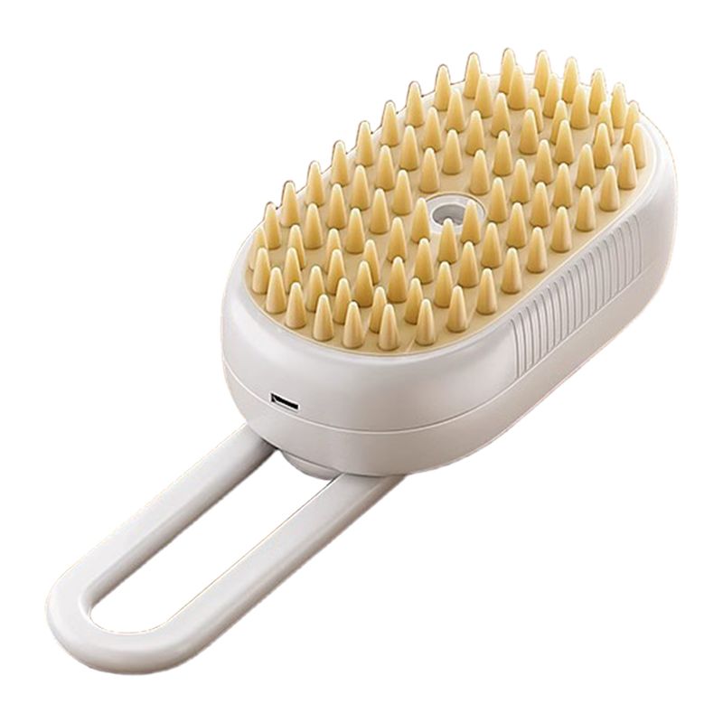 3-in-1 Cat Steam Brush Pet Hair Cleaning Brush Comb, Used To Remove Tangled And Loose Hair_voghion.com