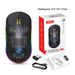 New 2.4G RGB Glowing Wireless Gaming TYPE-C Charging Mouse 750mah_voghion.com