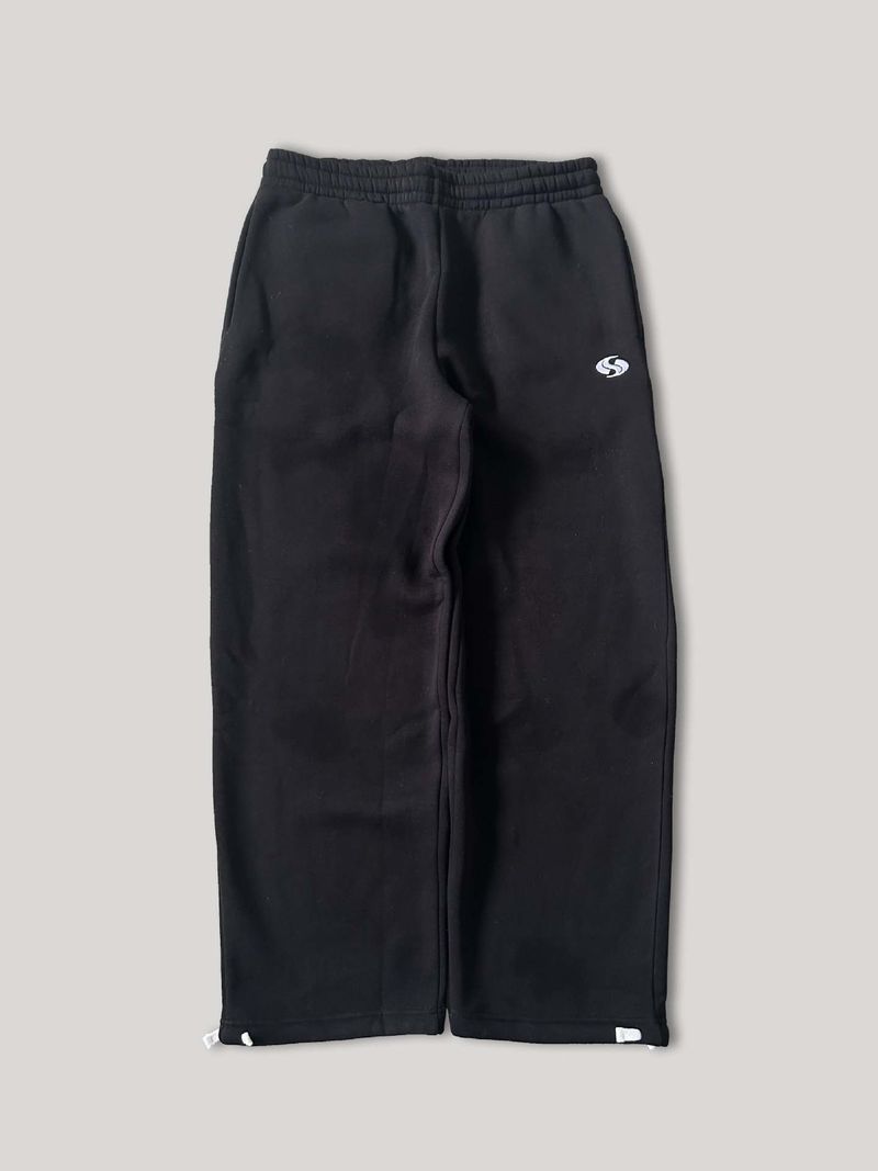 Herretøj Europæisk og amerikansk Retro Y2k Gadetrend Hiphop Casual Elastisk talje Lynlås Løst Ensfarvet Sport Casual Bukser_voghion.com