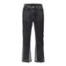 High Street Style Hip-hop Spliced Micro Flared Personalized Jeans_voghion.com
