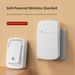 Wireless Home Welcome Smart Doorbe Self-powered IP68 Waterproof 150M Remote EU UK US Plug With 38 Songs For Elderly_voghion.com