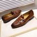 Unbeatable Quality Unbeatable Quality Strap Double Button Casual Cowhide Toe Layer, Men's Leather With One Foot, Monk Monk Shoes_voghion.com