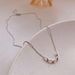Silver Fragment Necklace Women, Ins Style, Niche, Simple, Versatile, High-End Design, Minimalist Choker, Gift For_voghion.com