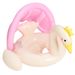Pool & Zubehör Schwan Baby Float mit Baldachin Beige Säugling Schwimmsitz für 6-24 Monate_voghion.com