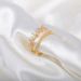 Light luxury niche design high end flash diamond ring female cold style exquisite fashion personality open ring_voghion.com