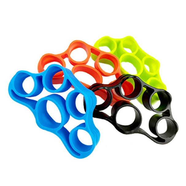 Bola de silicone com pegador, bola de ovo com sensação de gelatina macia, bola de silicone com rebote, anel de pega com cinco dedos_voghion.com