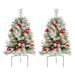 PVC Christmas Ground Stake Lights For Outdoor Garden, Beach, And Yard Decorations – 76cm Height, Multi-Color Options_voghion.com