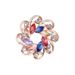 Baroque crystal enamel brooch, women's clothing niche sense, high-end accessories, ins chest flower_voghion.com