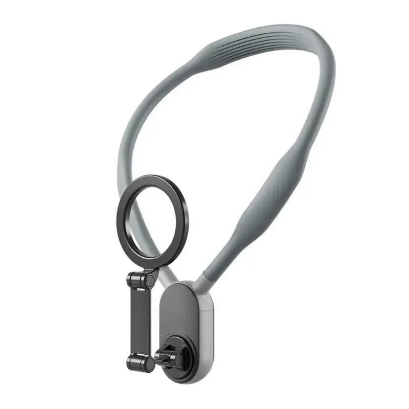 Supporti per cellulari, eleganti supporti a forma di U, supporto da appendere per riprese video con action camera, supporto magnetico da collo indossabile_voghion.com