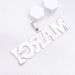 Custom Trendy Brand Silver Moissanite/Copper Zircon Letter Splicing Necklace Hip Hop Pendant_voghion.com