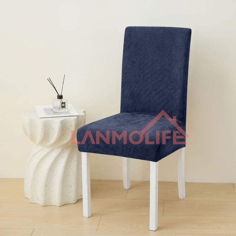 Husă de scaun Chenille universală, rezistentă la praf, pentru masă, potrivită pentru toate anotimpurile_voghion.com