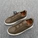 Z Brand No-Tie Herren-Sneakers aus echtem Leder, Low-Top, weiß, Lazy, Gummiband, Slip-On, Autofahrerschuhe_voghion.com
