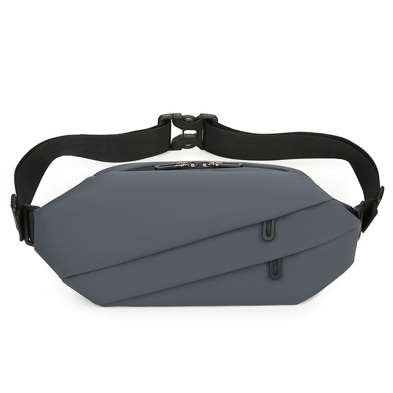 New Multi-compartment Business Shoulder Bag, Multi-functional Multi-pocket Men's Fanny Pack, Burden Reduction Chest Bag_voghion.com