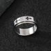 Titanium ring for men's fashionable and versatile cross ring, stainless steel jewelry bracelet_voghion.com