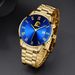 Fashion Mens Gold Watches Luxury Minimalist Quartz Wrist Watch Men Business Casual Calendar Watch Reloj Hombre_voghion.com