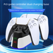 New Slim Dual Charging Station With RGB Colorful Lights PS5 Elite Game Controller Charger_voghion.com
