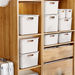 Wardrobe Pants Bin Household Drawer Divider Clothing Sweater Organizer Box Partition Storage Basket_voghion.com