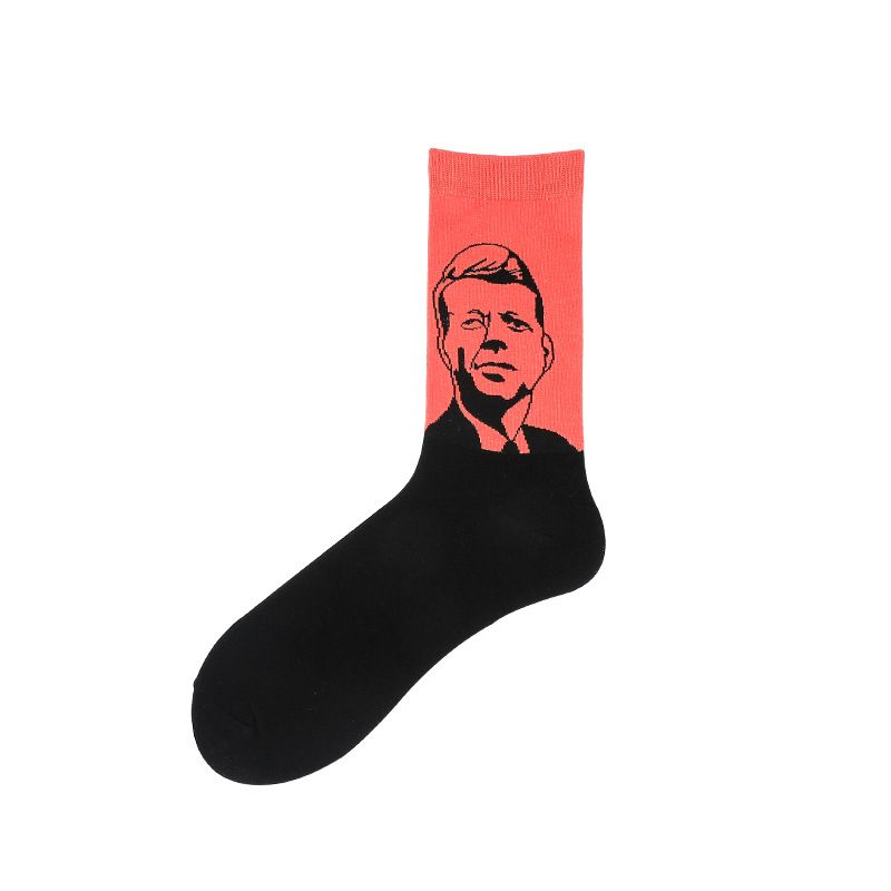 Men's Trend, Medium Tube Socks, Long Socks Romantic Couple Socks Trendy Brand, Sports Cotton Socks_voghion.com