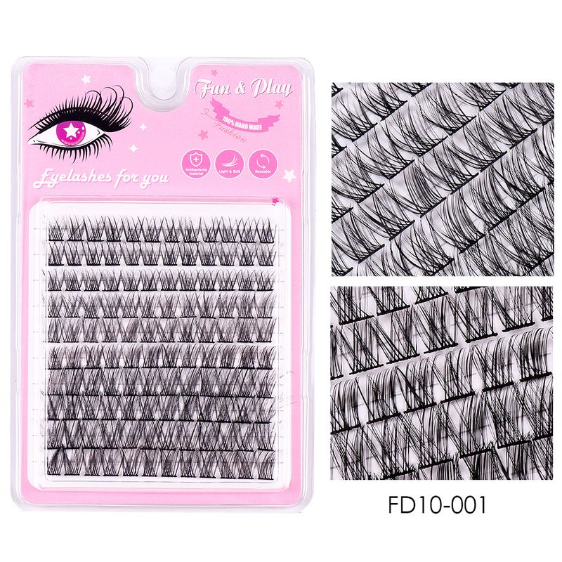 False Eyelashes New Products Segmented Eyelashes Single Cluster False Eyelashes Daily DIY Thick Curling Natural Hair Grafted Eyelashes_voghion.com