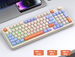 Xuan Yinfu K94 Bluetooth Wireless Dual-Mode Mechanical Feel For Computer Laptop Gaming Office Rechargeable Keyboard_voghion.com