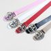 Rhinestone Natural Buckle Niche Belt Women's Jeans Accessories Fashionable And Versatile Personality Belt_voghion.com