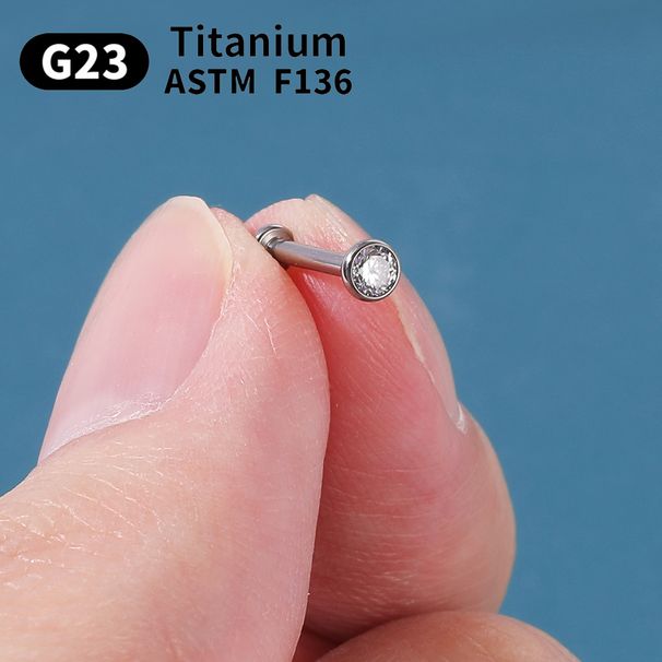 1/5/10 pezzi G23 Piercing in titanio Labret Stud Piercing al labbro Naso Kit Sopracciglio C Rod Gioielli per il corpo ASTM-F136 Orecchino per cartilagine_voghion.com