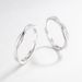 Liefde verzilverde paar ringen voor vrouwen INS niche eenvoudige persoonlijkheid paar ringen voor mannen open einde diamanten ringen trend_voghion.com