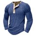Maglietta Henley da uomo con fondo esterno autunno e inverno 2023. T-shirt a maniche lunghe autunno e inverno_voghion.com