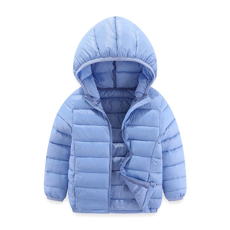 Kids' Hooded Down Jacket – Soft & Warm (3-8Y, 110-180cm, 11 Colors)Outerwear & Coats_voghion.com