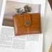Damen Clutch aus Ölleder, Retro, kurzer Reißverschluss, Münztasche, hohl, Multifunktions-Geldbörse, Kartentasche_voghion.com