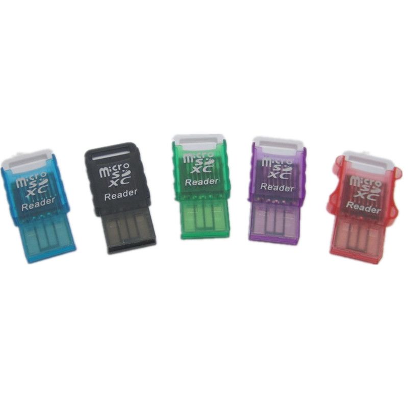 TF-zu-USB-Mini-Soundbox, ultradünner Hochgeschwindigkeits-MicroSD-Kartenleser, unterstützt 512 G, einfaches Paket mit Licht_voghion.com