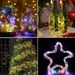 Confezione da 4 luci fatate a batteria da 50 LED con timer, mini luci tagliabili per esterni e interni, impermeabili, da 16 piedi_voghion.com