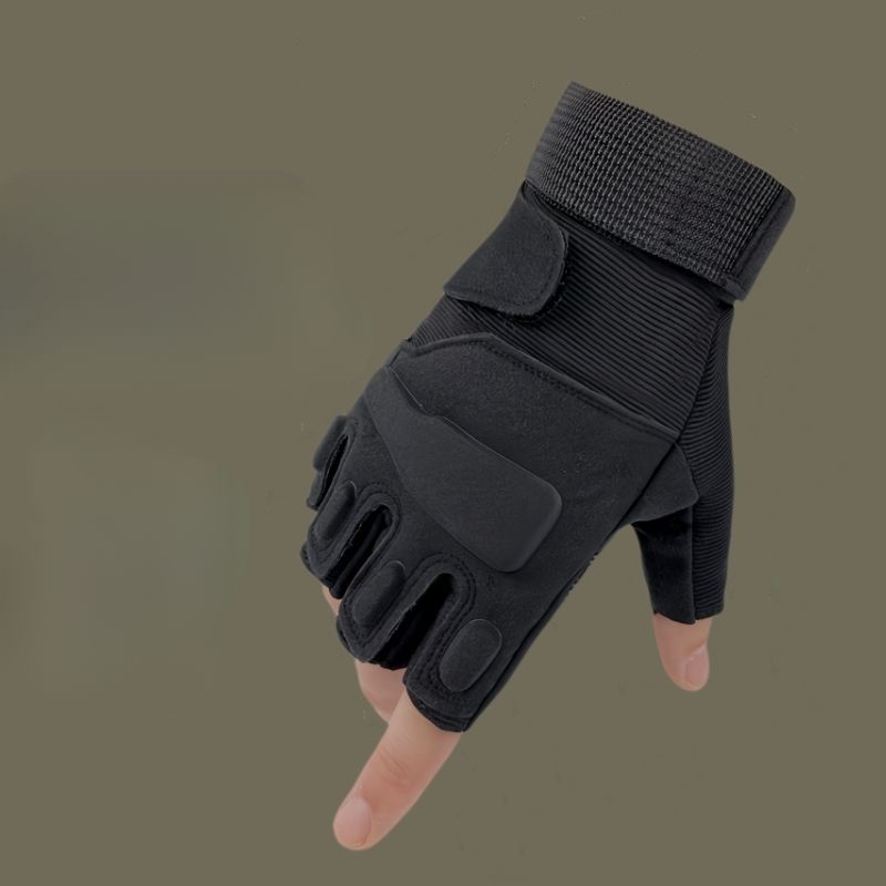 Blackhawk Military Enthusiast Tactical Half-Finger Cut-Resistant Special Combat Self-Defense Gloves Summer Breathable_voghion.com