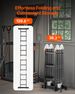 Multi-Purpose Folding Ladder 7-in-1 3 Step 12ft With Scaffolding Plank_voghion.com