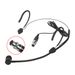 iiiMymic Microfono a condensatore per cuffie da concerto professionale nero per trasmettitore body-pack wireless Shure Mini 4 pin XLR TA4F_voghion.com