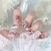 Wearing Finished Sheet Box False Shining Bride Nail Patch U32_voghion.com