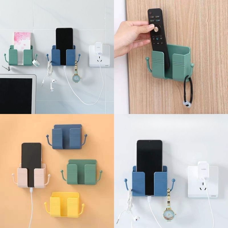 Klebehalter Telefonkasten Fernbedienung für Elektrofahrzeuge Sonstige Aufbewahrungsbox Nachttisch-Organizer Wandmontage_voghion.com