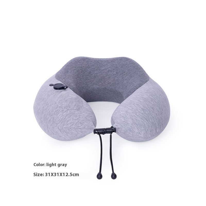 Nuovo cuscino gonfiabile a forma di U portatile da viaggio con supporto morbido e rigido regolabile_voghion.com