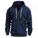 NOKO-Lente/Herfst Heren Sweatshirt Hoodies met Ritsen en Meerdere Zakken, Heren Sportkleding Casual Jassen_voghion.com