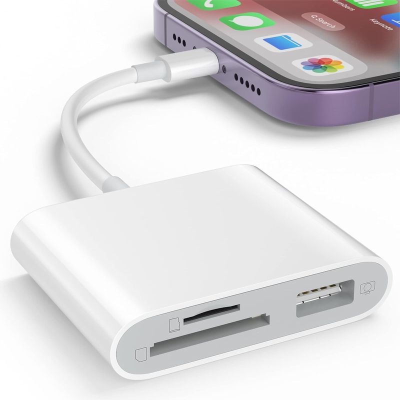 Adapter Play SD Supports Card Card Memory Reader Plug Viewer For And With Camera SD Reader Card Game Camera Trail SD USB IPhone,_voghion.com