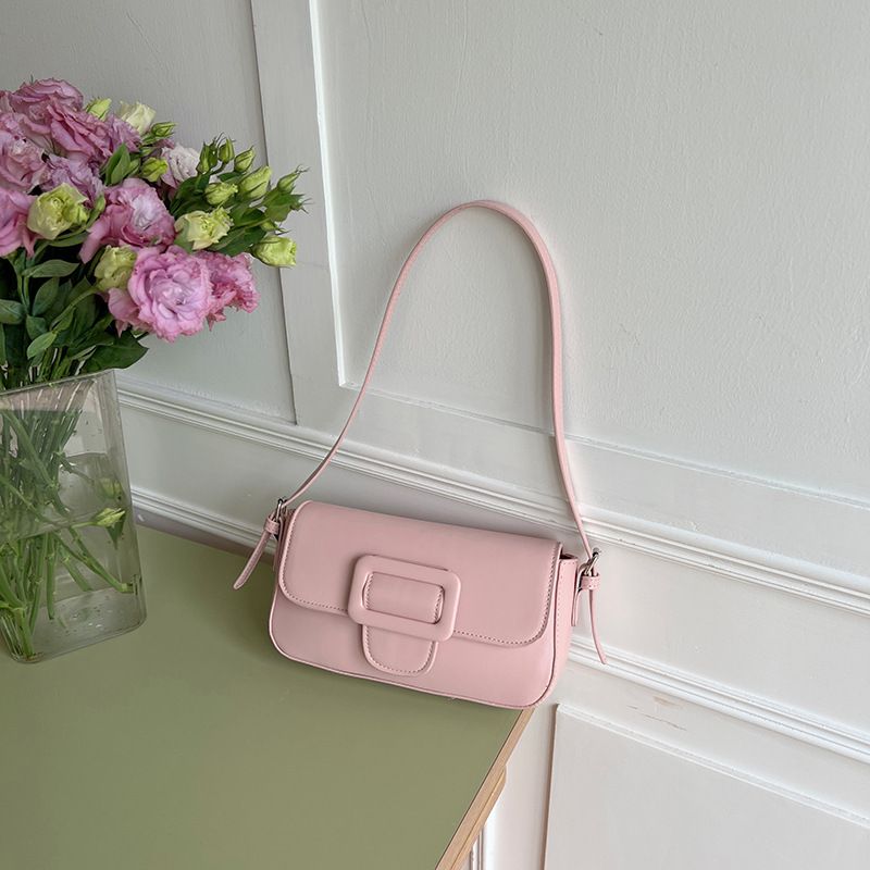 2025 New Women's Textured Shoulder Armpit Simple Bag, New Products_voghion.com