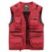 Men's Lightweight Utility Vest – Multi-Pocket Fishing & Photography Sleeveless Jacket, Breathable Outdoor Workwear For Summer Adventures_voghion.com