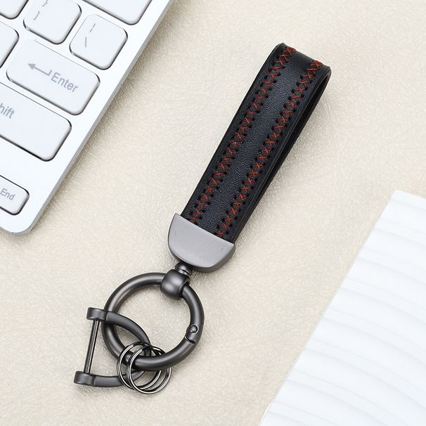 Portachiavi semplice retrò portachiavi comodo portachiavi auto moda portachiavi in pelle_voghion.com